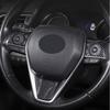 Carbon Fiber Steering Wheel Decor Frame Trim 3PCS For Toyota Camry 2018-2024