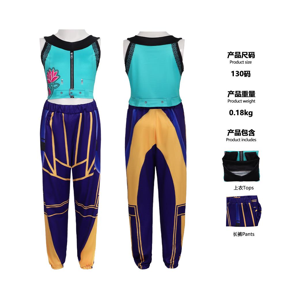 K-POP группа ведьмачек косплей костюм корейская волна женская группа Мира Руми Зои косплей костюм на Хэллоуин