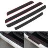 Universal 104cm 90cm Car Trunk Door Sill Plate Protector Rear Bumper Guard Rubber Mouldings Pad Trim Cover Strip Car
