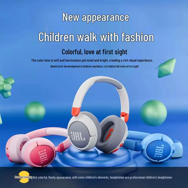 JBL JR470NC Over-Ear Kids Bluetooth Headphones with Active Noise Cancellation