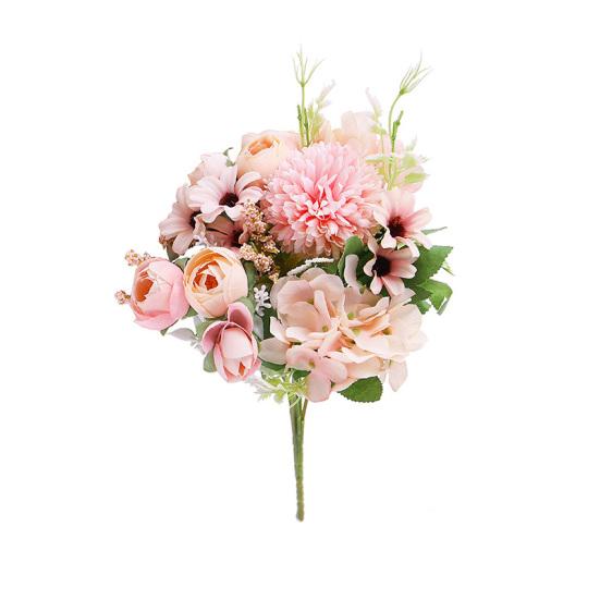 1 букет искусственных цветов для дома, гостиной, свадьбы, рабочего стола, реквизит для фотографии
