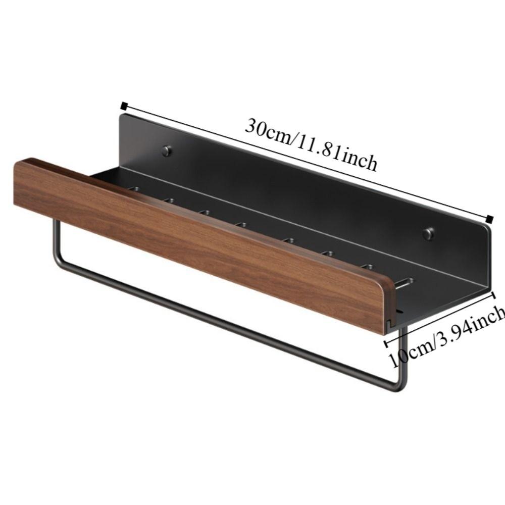 Wood Detachable Shower Storage Rack Corrosion-Resistant Bathroom Storage Rack  Bathroom Use