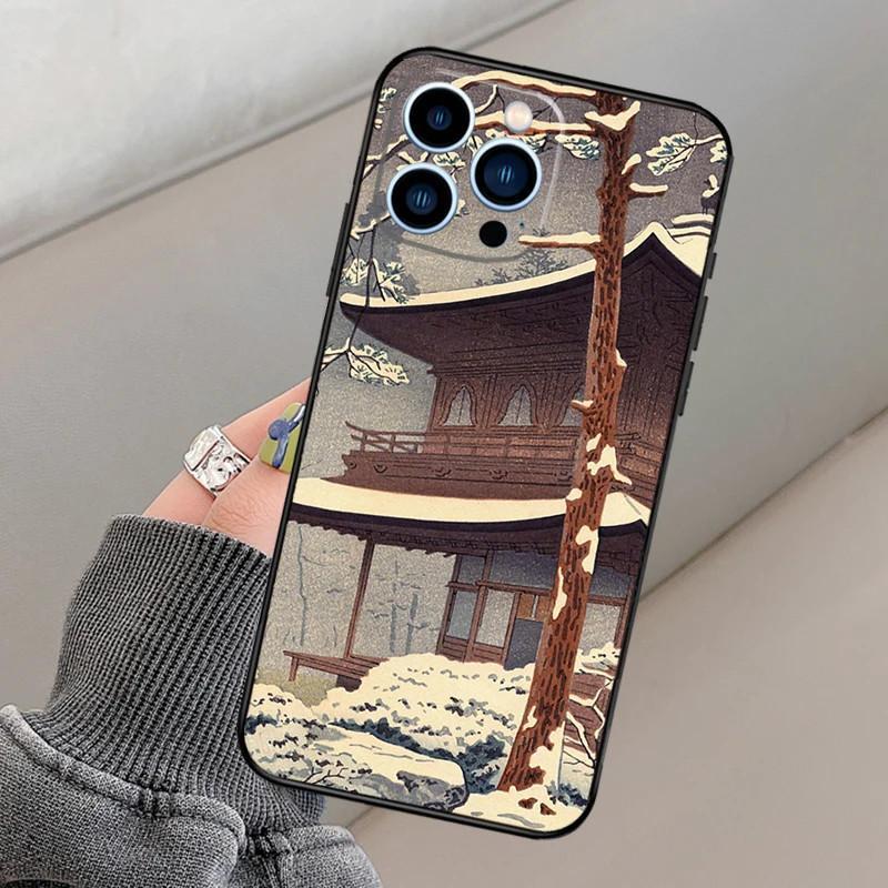 Подходит для Apple IPhone13 Mini Чехол для мобильного телефона Ukiyo-e Japanese Art Чехол для мобильного телефона Hair Painting Anti Drop