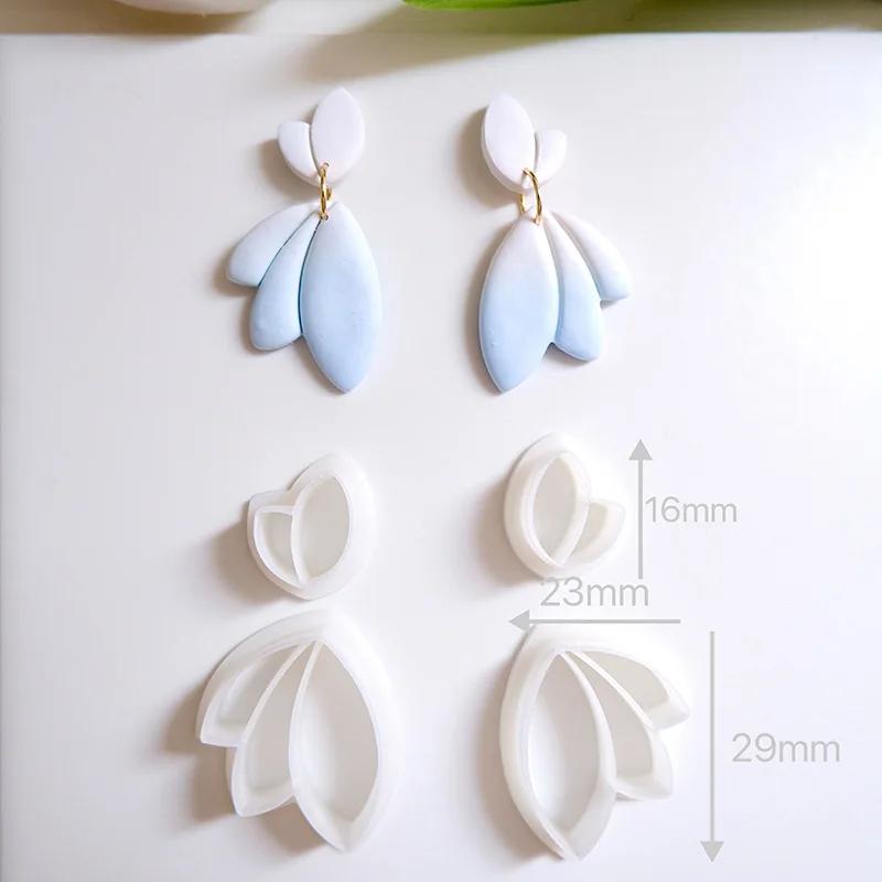 Мягкие керамические серьги, форма для резки, сердце Rainvow, неправильная геометрическая форма, форма для резки Caly, инструмент для самостоятельного изготовления ювелирных изделий, кулонов, гончарных изделий