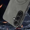 For Samsung Galaxy S26 Magnetic Case Nappa Texture PU Leather TPU Phone Back Cover