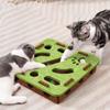 Interactive Puzzle Maze Felt Box for Cats Fun Pet Toyfor Indoor Kittens Adult Cat Puzzle Box Boredom Relief Toys