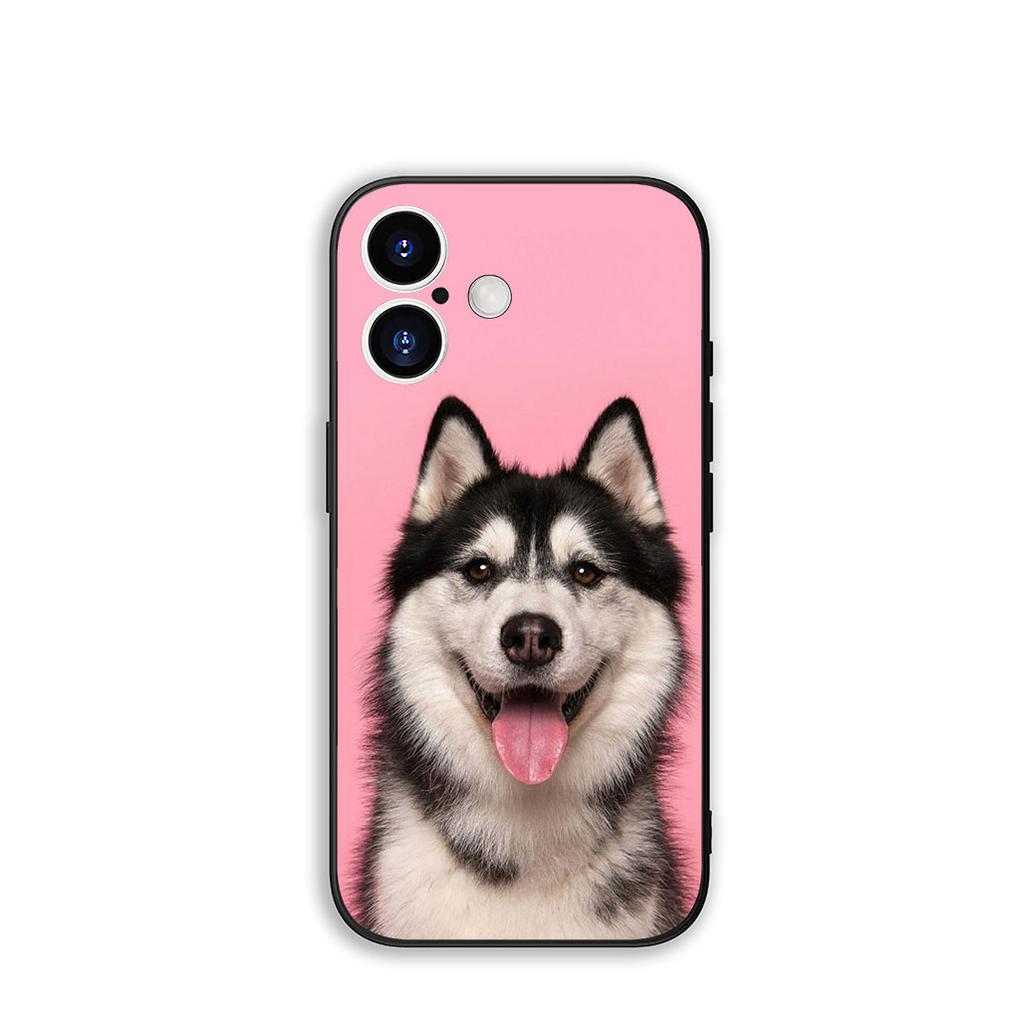 Cover Lovely Husky Dog Funny for Motorola Moto G04 G13 G14 G22 G23 G20 G32 G34 G35 G64 G82 G84 G53 G60 G72 E14 E15 E13 Case