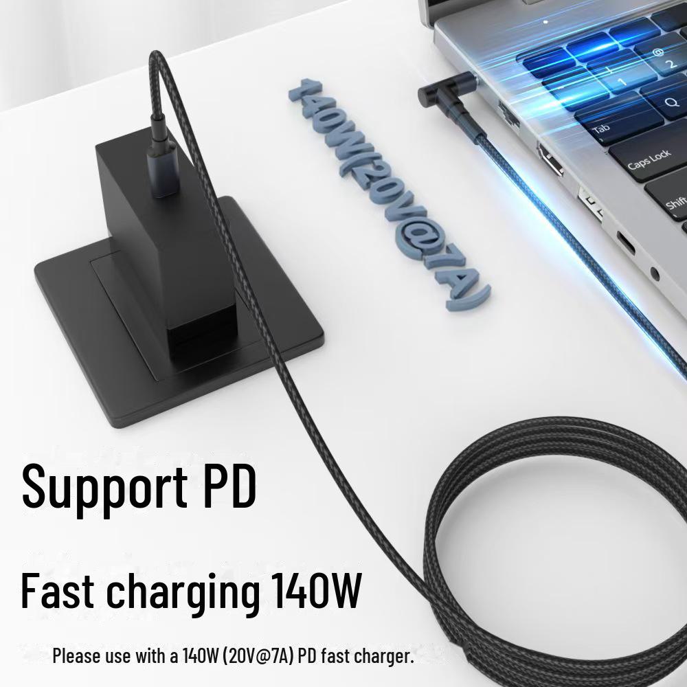 28 В 5 А 140 Вт USB-C PD кабель для быстрой зарядки для игровых ноутбуков