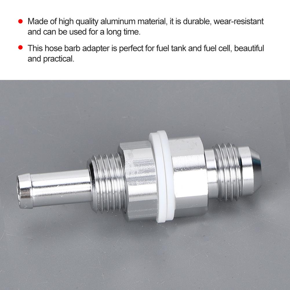 AN6 5 16 Hose Barb Adapter Fittings for Fuel Tank Fuel Cell Car Accessories