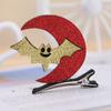 Creative Halloween Dress Up Hairpin Children'S Three-Dimensional Hair Accessories, Cute Cat Pumpkin Bb Clip Bat Hairpin Gift
