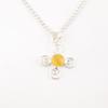Yellow Cat's Eye Gemstone 925 Sterling Silver Jewelry Handmade Pendant For Girls PP-41-48