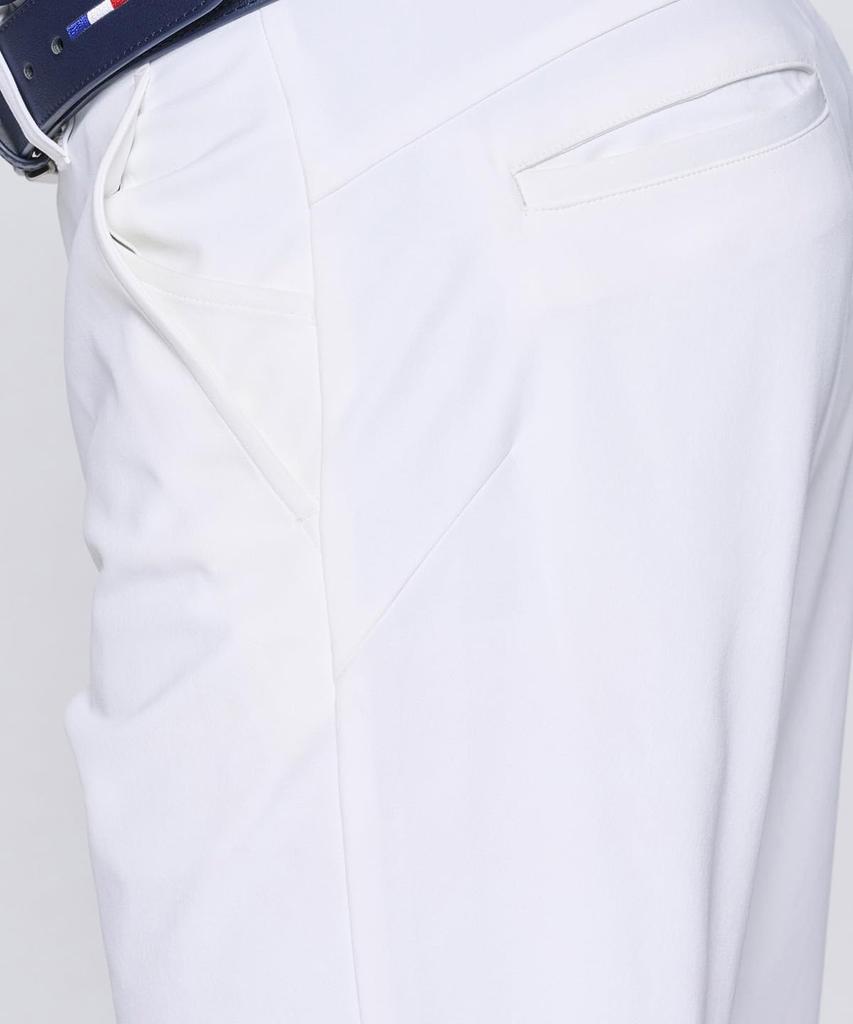 Coq Sportif Golf Cropped Sweat Quick UV Everyday WH00 [Le Golf] Брюки, Длина, Слаксы, Впитывающие, Сушка, Эластичность, Защита, Использование, Гольф, LG5SLP50M,