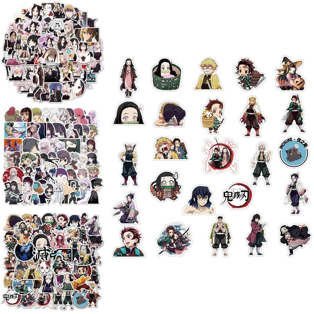 50-piece Unique Japanese Anime "demon Slayer" Graffiti Stickers For Personalizing Luggage Skateboards And Notebooks Durable Stickers
