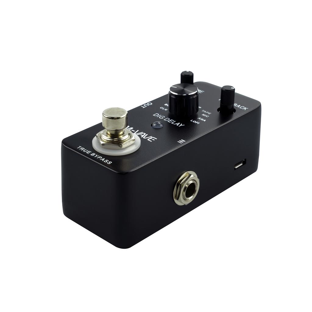 M-VAVE DIG DELAY Digital Delay Guitar Effect Pedal with 9 Delay Effects True Bypass Full Metal Shell