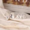 Bohemian Vintage Ring for Women Artistic Design Retro Opening Resizable Female Statement Rings Silver Color Gift ADM