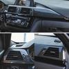 LHD стайлинг автомобиля из углеродного волокна, центральная консоль, воздуховыпускная панель, накладка, наклейки, рамка для BMW F30 F31 F32 F34 F36