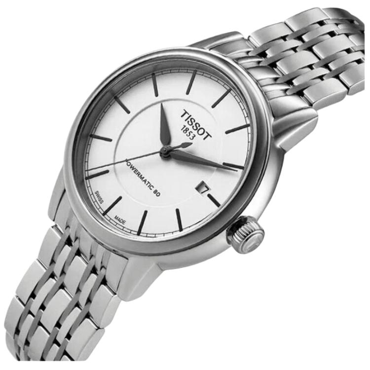 Tissot Kason Zen I Коллекция Автоматический Механический Механизм Мужские Часы Часы 40мм Белый Циферблат T085.407.11.011.00