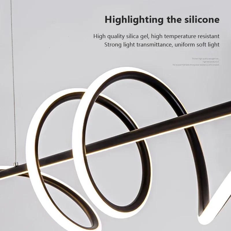 Современные светодиодные подвесные светильники для столовой, гостиной, кухни, ресторана, кафе, офиса, внутренний подвесной декор, подвесная лампа, люстра