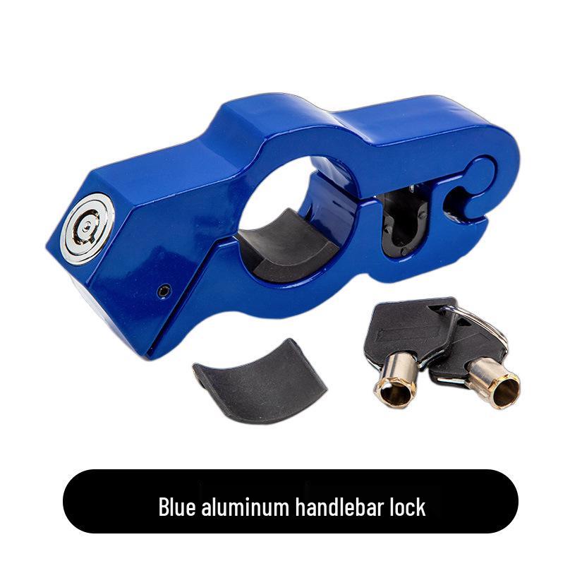 Распродажа Электрическое транспортное средство Противоугонный замок на руль и дроссельную ручку с сигналом и защитой тормоза из мотоциклетного сплава