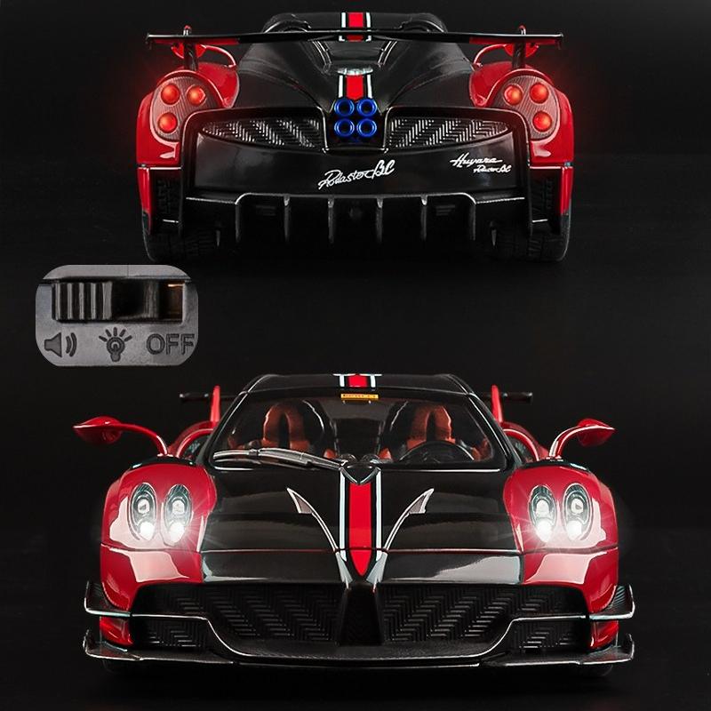Official Licensed 1:18 Scale Pagani Huayra BC Sport Car Model Diecast Toy Vehicle Kids Boys Gift Collective Home Decoration