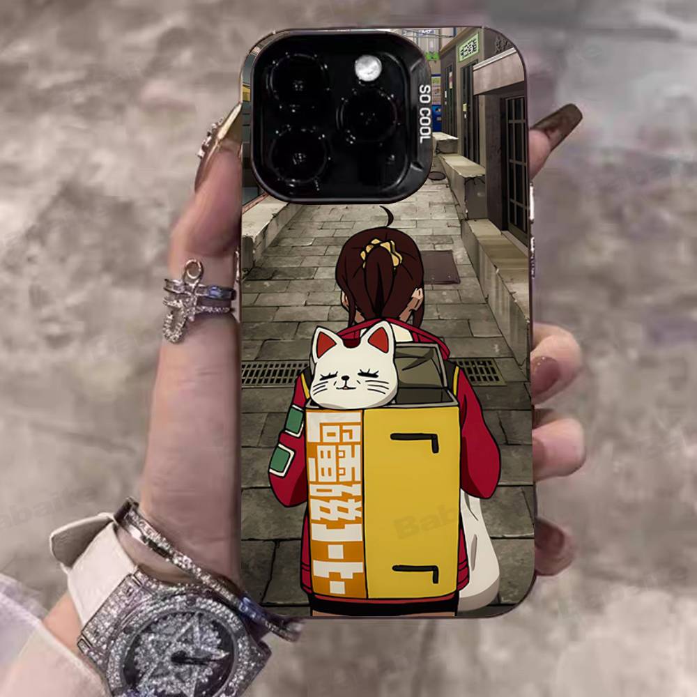Аниме приключения Dandadan Чехлы для телефона Для IPhone 17 16 15 14 13 12 11 Plus Pro Max Pro Цветной Матовый Чехол