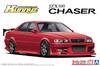Aoshima Bunka Kyozaisha The Tuned Car Series Toyota JZX100 Chaser Tourer V Пластиковая модель 1/24 № 16 Kunny'z '98 (Машина)