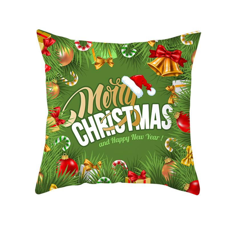 Fresh Green Christmas Pillow Cover Home Ornament Pillow Sleeping Pillow Cushion Cover Premium Durable Quality Useful