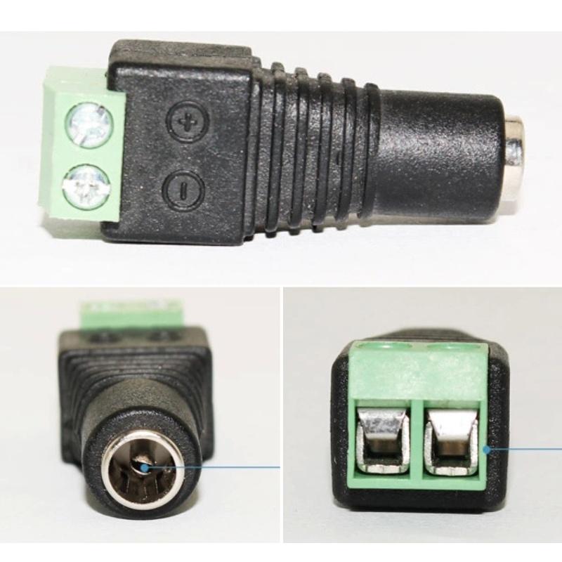 Мощность 12 В, штекер-мама, разъем питания постоянного тока, разъем адаптера для камеры видеонаблюдения, светодиодная лента, многофункциональные разъемы питания постоянного тока