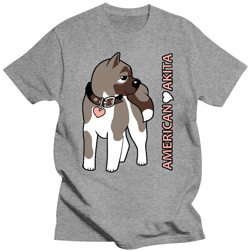 American Akita TShirts Cute Dog T Shirt For Unisex Animal Print Unisexnormal Family Tshirt Online Cheaper Tops New