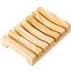 Natural Carbonized Pine Wood Soap Dish - Drain Water Rack Bamboo Soap Holder Wholesale Shavor Soap Bowel