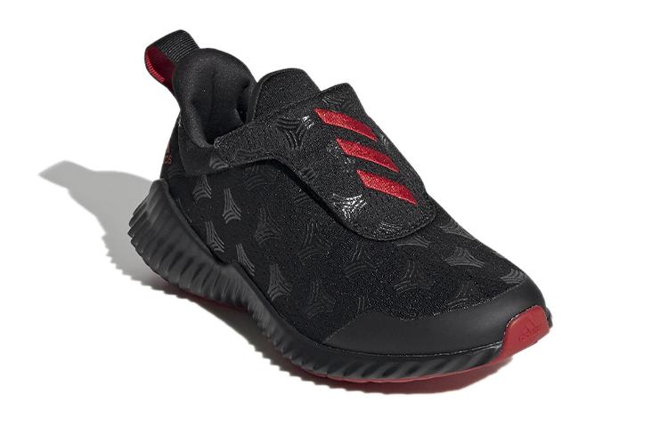 adidas Fortarun Tango Ac K Удобные Дышащие Низкие Детские Повседневные Кроссовки Черно-Красные Детские EG0002