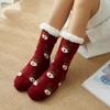 Women Winter Warm Soft Indoor Socks Cozy Plus Pile Carpet Sleeping Sock