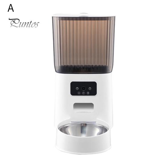 Автоматическая кормушка для кошек объемом 5 л с Wi-Fi, интеллектуальная кормушка для домашних животных, управление через приложение, дозатор сухого корма для кошек, двойной источник питания, кормушка с таймером для кошек и собак