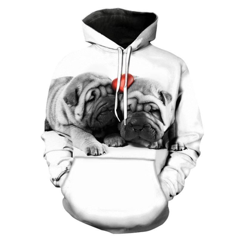 Бернская зенненхундная толстовка с 3D принтом, милый пуловер с животными для мужчин и женщин, модные повседневные толстовки большого размера, уличная одежда в стиле Харадзюку с собакой, топы