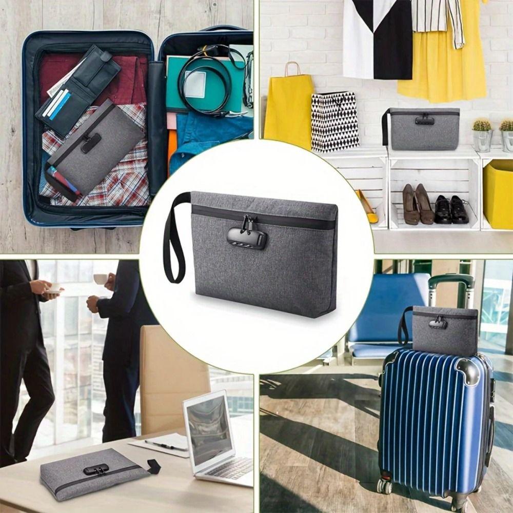 Carbon Lined Smell Isolation Case Waterproof Pipe Sealing Organizer Travel Medicine Box Camping