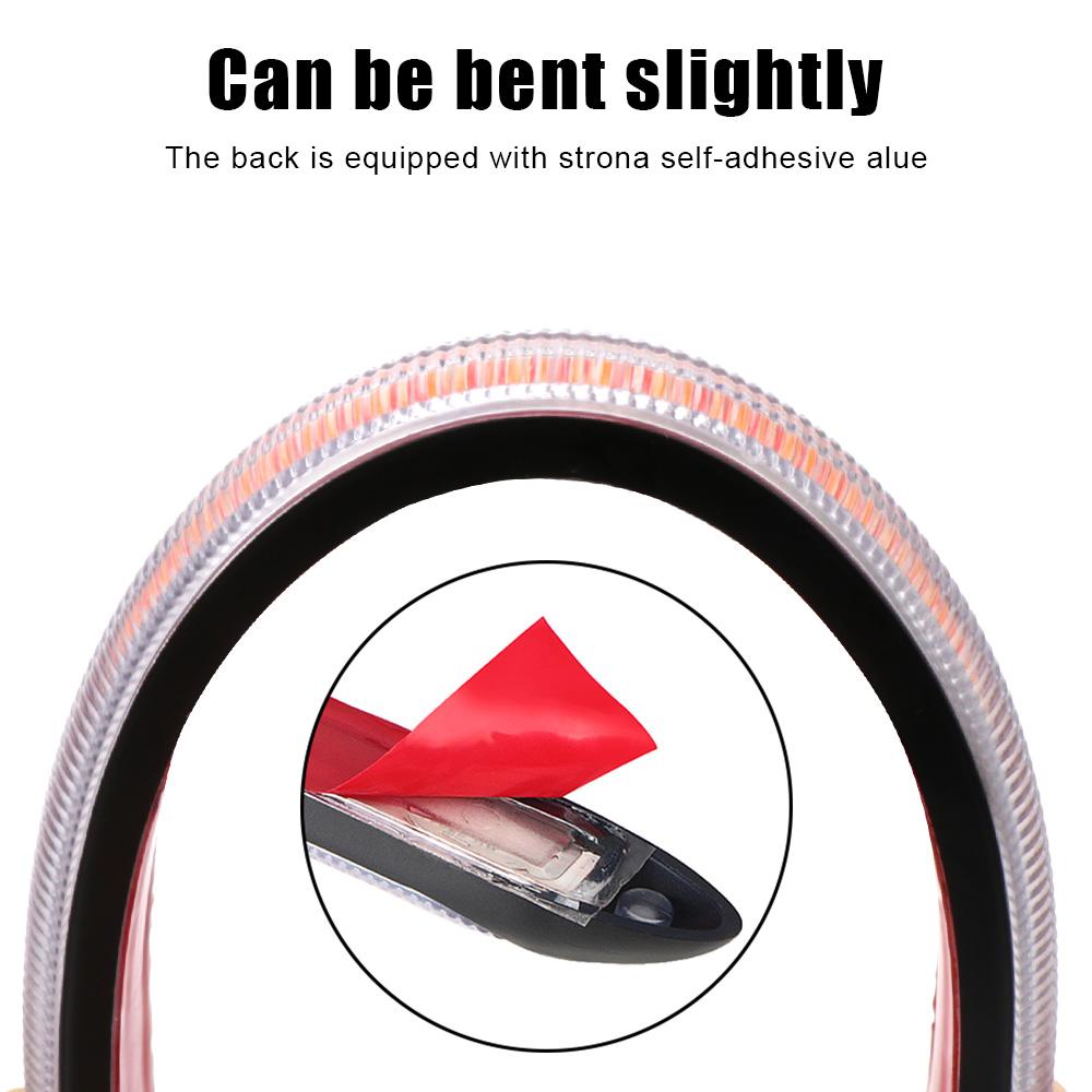 2 шт./компл. Автомобильный ДХО Дневной ходовой свет Светодиодный указатель поворота Универсальный автомобильный Стримерный поток Дневной свет Автостайлинг Автомобильная фара Последовательная полоса