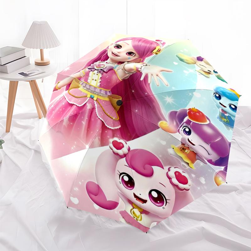 1pc Catch Teenieping Magic Sweethear (4) Umbrella, Sun Protection, And UV Shielding. It Has Eight Sturdy Ribs for Outdoor Use And Perfect Gift