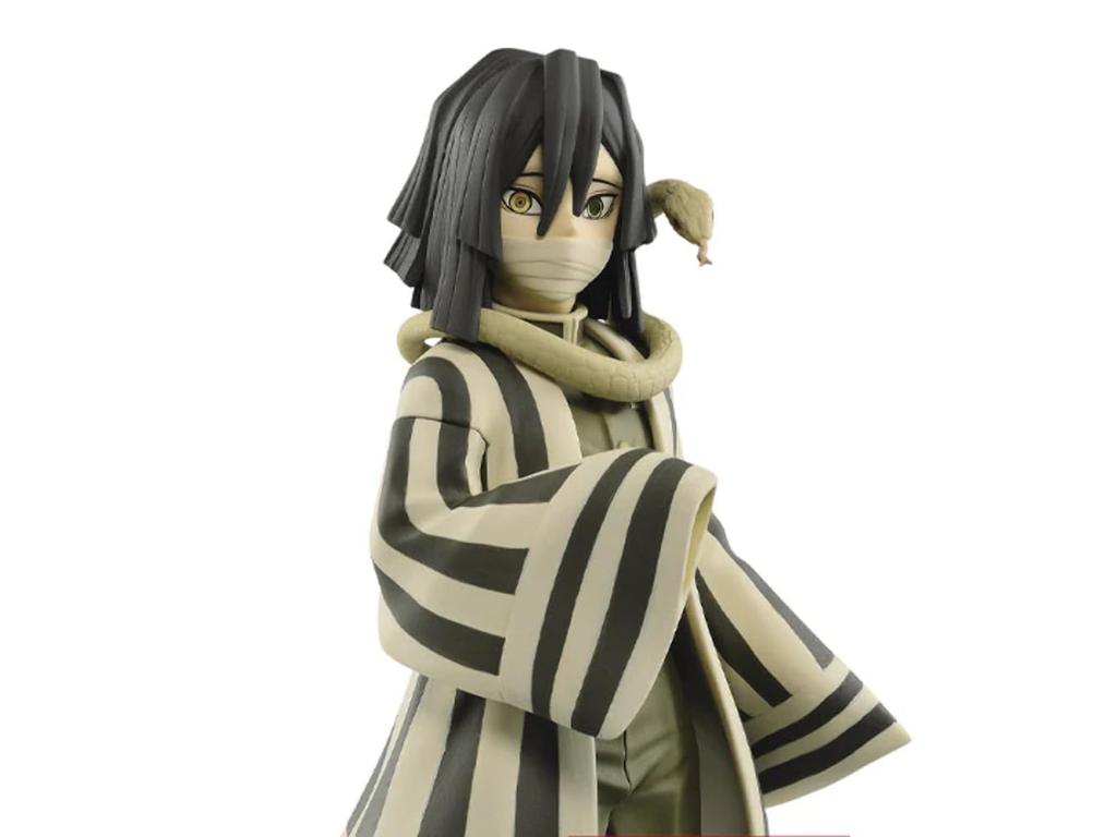 Фигурка Banpresto Demon Kimetsu no Yaiba Kizuna no Sou Sakuri no Kata Iguro Obanai Sepia Color Slayer Ver.