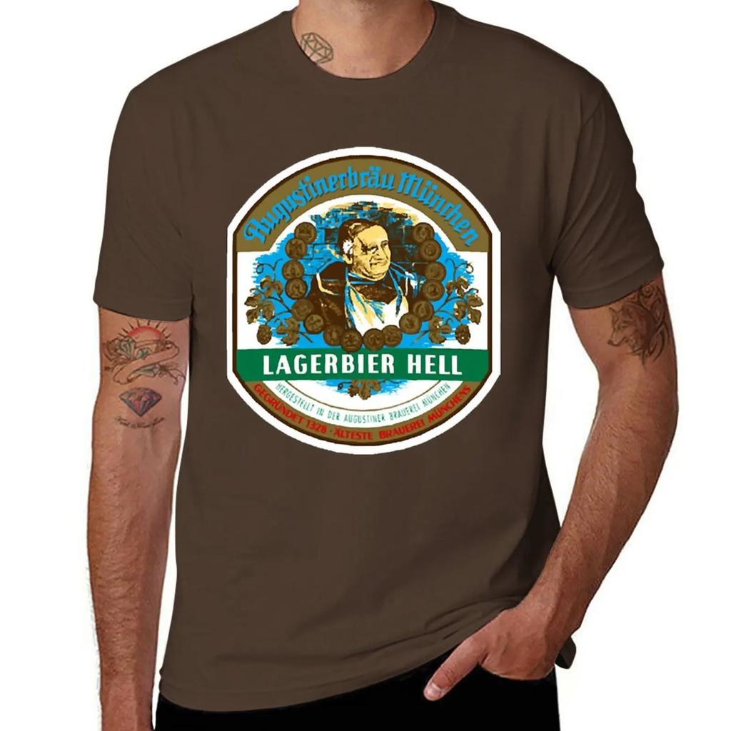 Augustiner hell beer Essential T-Shirt Tee shirt summer top T-shirt for a boy customized t shirts clothing