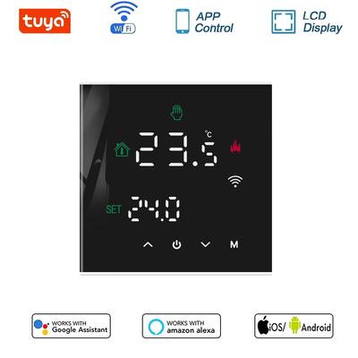 Tuya Wi-Fi умный термостат с сенсорным экраном электрический пол с подогревом газовый котел/регулятор температуры нагрева воды голосовое управление через приложение Alexa