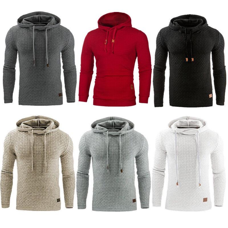Men's Soft Hooded Pullover Jacket In Fashionable Colors For Stylish Comfort