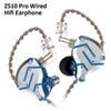 KZ ZS10 Pro 3.5mm Wired Stereo Bass Earphones Hybrid Balanced Armature Noise Reduction Headphone Hifi Earbuds For Android Ios.