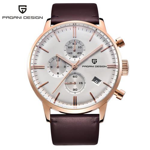 New PAGANI DESIGN Top Brand Men's Multifunctional Sports Quartz Watches VK67 stainless steel Chronograph Relogio Masculino