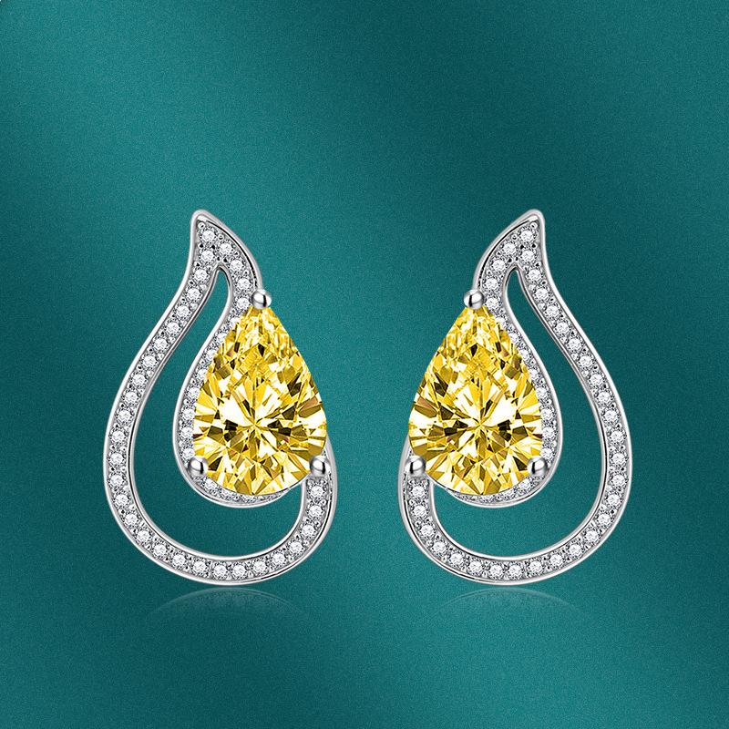 BELLA BOX Элегантные серьги-капли женские роскошные свадебные украшения для помолвки подарки