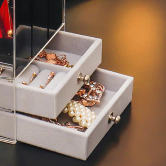 Органайзер для хранения сережек большой емкости, многофункциональный PS, большие ящики, коробка для демонстрации ювелирных изделий для браслетов