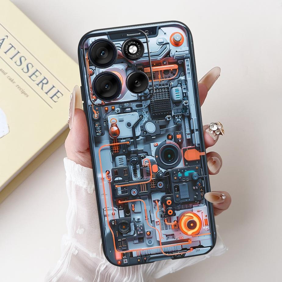 Чехол для Motorola Moto G56 Чехол MotoG86 Роскошный Модный Конфетный Расписной Силиконовый Чехол для Motorola Moto G86 G 56 MotoG56 Мягкие Чехлы