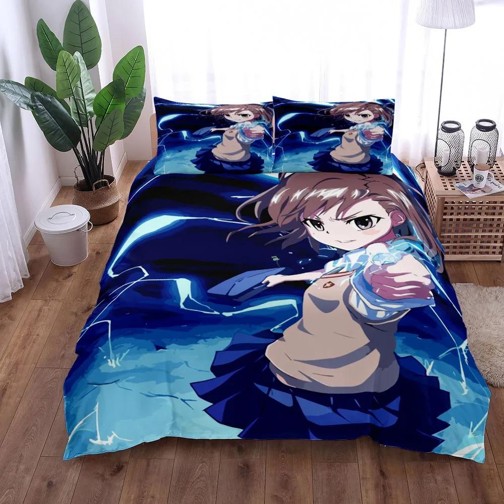 Midoriya Hero Academia Purple Duvet Cover Collection King Queen Double Full Twin Single Size With Bed Linen Collection