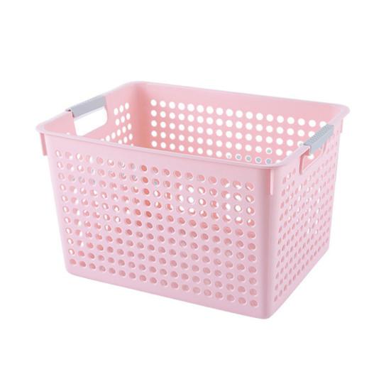 Storage Basket Versatile Hollow Design Storage Box Space-saving Sundries Organizer for Cosmetics Clothes Toy Food