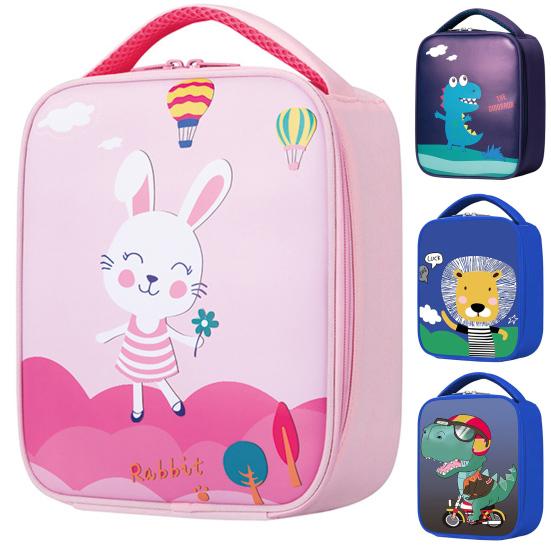 Ланч-бокс с застежкой-молнией, многоразовый, сохраняет еду теплой и холодной