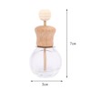 Air Freshener Perfume Bottle Pendant Essential Oils Car Hanging Glass Clips